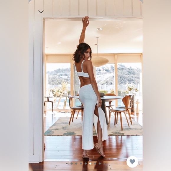 12th Tribe Josefine White Cutout Dress - Picture 2 of 4